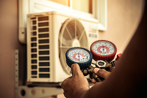 Professional Ductwork Repair technician working in Goleta, CA